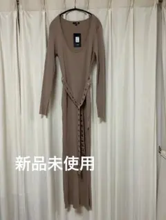 fashion nova ロング　サイドスリット　ワンピース　XL 新品未使用