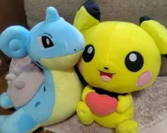ピカチュウとラプラスのぬいぐるみセット