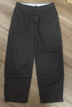 UNIQLO U ワイドフィットチノ 79cm 39ダークブラウン