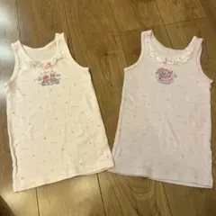 子供用肌着　キッズ肌着　女の子肌着　2枚セット ☆120cm☆