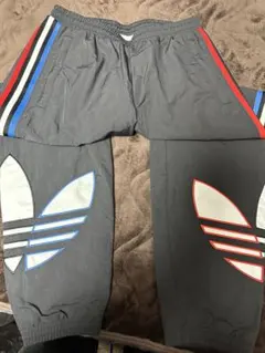 adidasナイロンパンツ