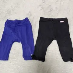 ミキハウス　長ズボン　ベビーパンツ　ベビーズボン2点セット70 女の子
