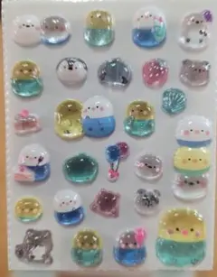 インコたち♡ドロップシール