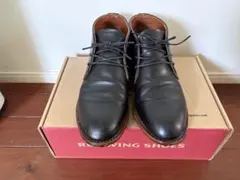 【値下げ】RED WING SHOES ブラックチャッカブーツ9049のサムネイル