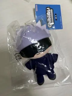 五条悟 呪術廻戦 ぬいぐるみ chibiぬい おすわりマスコット