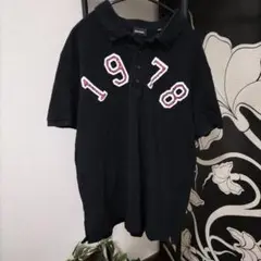 DIESEL ポロシャツ XXL 黒