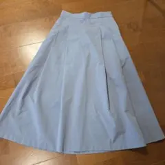 UNIQLO フレアスカート ライトブルー S