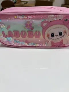 LABUBU ペンケース ピンク