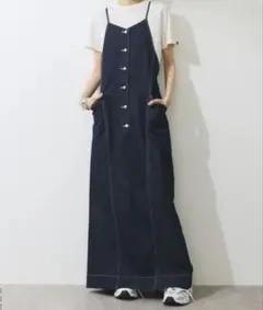 ADAM ET ROPÉ FEMME デニムキャミワンピース