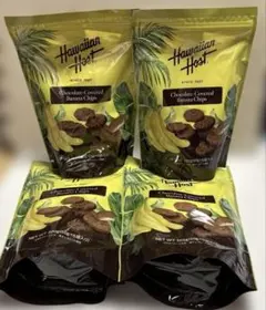 Hawaiian Host チョコレートバナナチップス 4袋セット - メルカリ