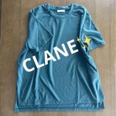 CLANE デザインTシャツ　ダークグリーン　クラネのサムネイル