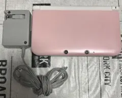 ミ*ズ様 Nintendo3DSLL ピンクホワイト 充電器 カセット付き