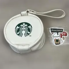 【新品未使用】スターバックス クリアポーチ ホワイト2025福袋　シール付き