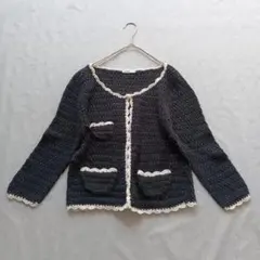 《美品★》MARELLA　マレーラ　ニットカーディガン　バイカラー