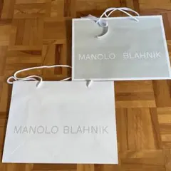 MANOLO BLAHNIK ショップ袋 2枚セットのサムネイル