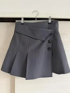 GRL プリーツラップミニスカート