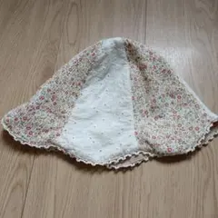 biquette　ビケット　キッズ帽子 花柄 リバーシブル