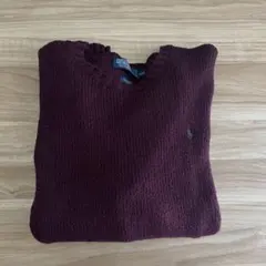 Polo by Ralph Lauren バーガンディ セーター