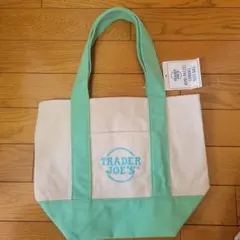 新品【Trader Joe's】ミニトートバッグ　グリーン