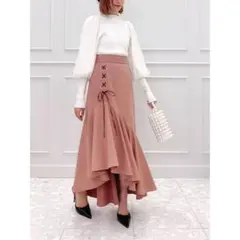 eimy istore レースアップマーメイドスカート