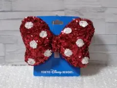 ディズニー⭐ ミニー リボン ヘアゴム 赤 ⭐