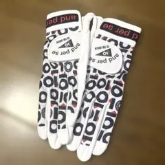 【新品未使用】and per se両手ゴルフグローブ 18センチタグ付き