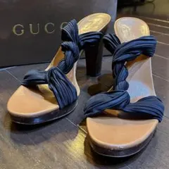 TOD'S ネイビー 編み込み ミュール サンダル 22cm 35 - メルカリ