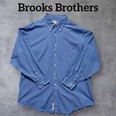 90s Brooks Brothers ストライプBDシャツ XL相当