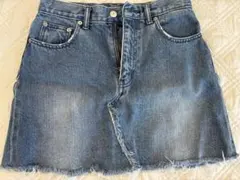 【美品】SLY JEANS デニムミニスカート カットオフ加工のサムネイル