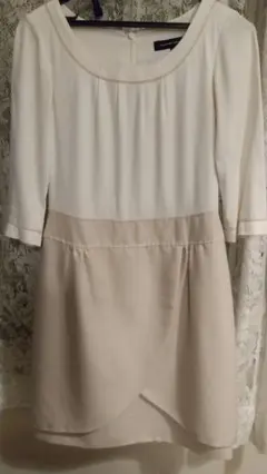 QUEENS COURT 膝丈ワンピース　卒業式入学式