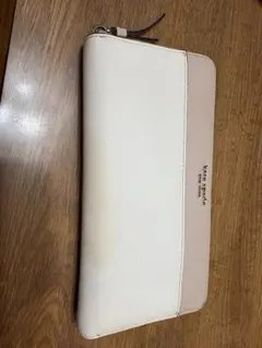Kate Spade 長財布 ホワイト/ベージュ
