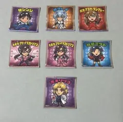 エヴァックリマン　7枚　エヴァンゲリオン　綾波レイ　赤木リツコ　他