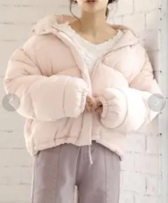 【美品】ナイスクラップダウンジャケット ピンク