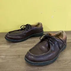 Finn Comfort Uチップ レザーシューズ 71/2 ブラウン - メルカリ
