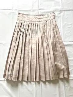 EMMA JAMES プリーツスカート ベージュ