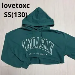 ラブトキシック　SS140相当 フード付きトレーナー