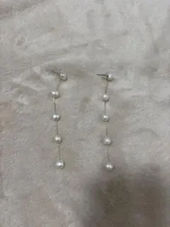 ウェディング　ピアス　パール