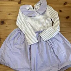 baby GAP 襟付きストライプワンピース