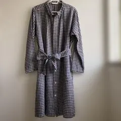 Plantation＊ チェック柄　ロングワンピース