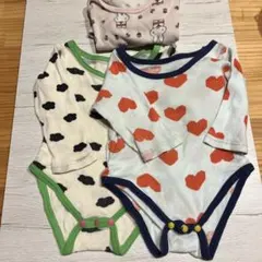 マーキーズ＆UNIQLO長袖ロンパース3点まとめ