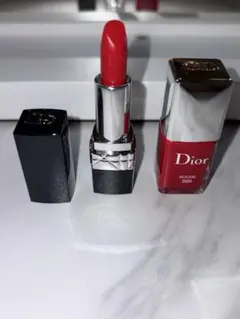 【新品未使用】Dior ルージュ ディオール 999・ヴェルニ 999 セット