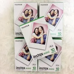 【5個セット】チェキフィルム instax mini 10枚入×5箱