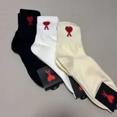 韓国　ハート　靴下 セット 3足