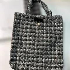 メナードプレゼント品　ツイードトートバッグ