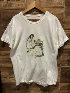 ビーヨウジヤマモト Tシャツ カットソー 白ホワイト 2 グラフィック 