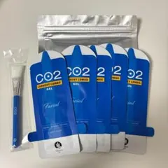 カーボキシー 炭酸パック 5回分 5枚入り Co2パウダー入りフェイスマスク