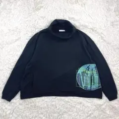 F-LAGSTUF-F／フラグスタフ ビッグシルエット タートル スウェット