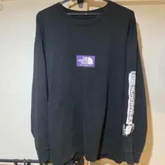 ノースフェイス　XL パープルレーベル　ロンT ブラック