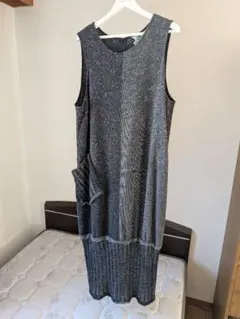 極美品 t.bセンソユニコ ワッシャー加工 レイヤード風 ノースリーブ