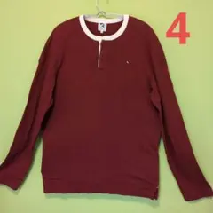 アーノルドパーマー　tシャツ カットソー プルオーバー ヘンリーネック 刺繍ロゴ